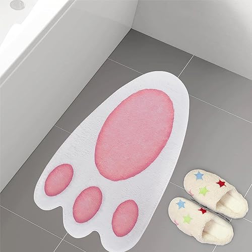 Alfombra de baño de Pascua, bonita alfombra de baño antideslizante y lavable para baño, dormitorio, sala de estar, decoración de Pascua, decoración