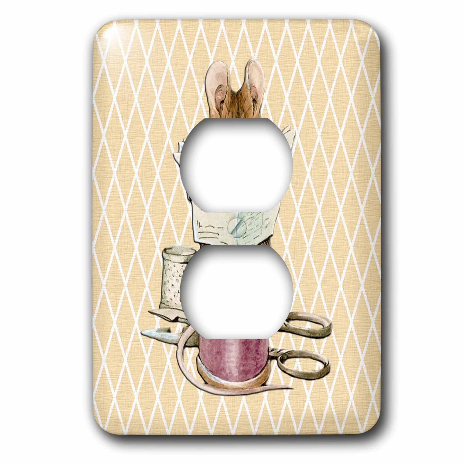 Cache pour prise de souris pour réparer l'aspect visuel d'un mur abîmé