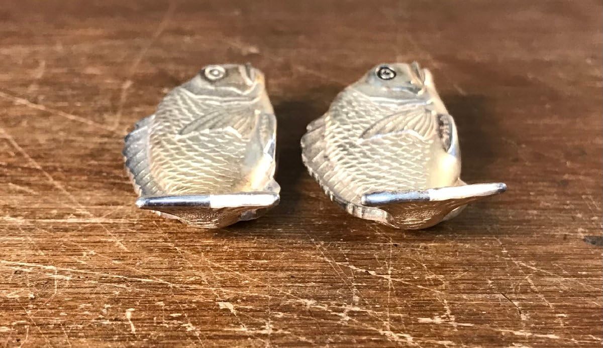 銀製】鯛の箸置き 2個セット 純銀製】箸置 鯛2ヶセット SS663-7382