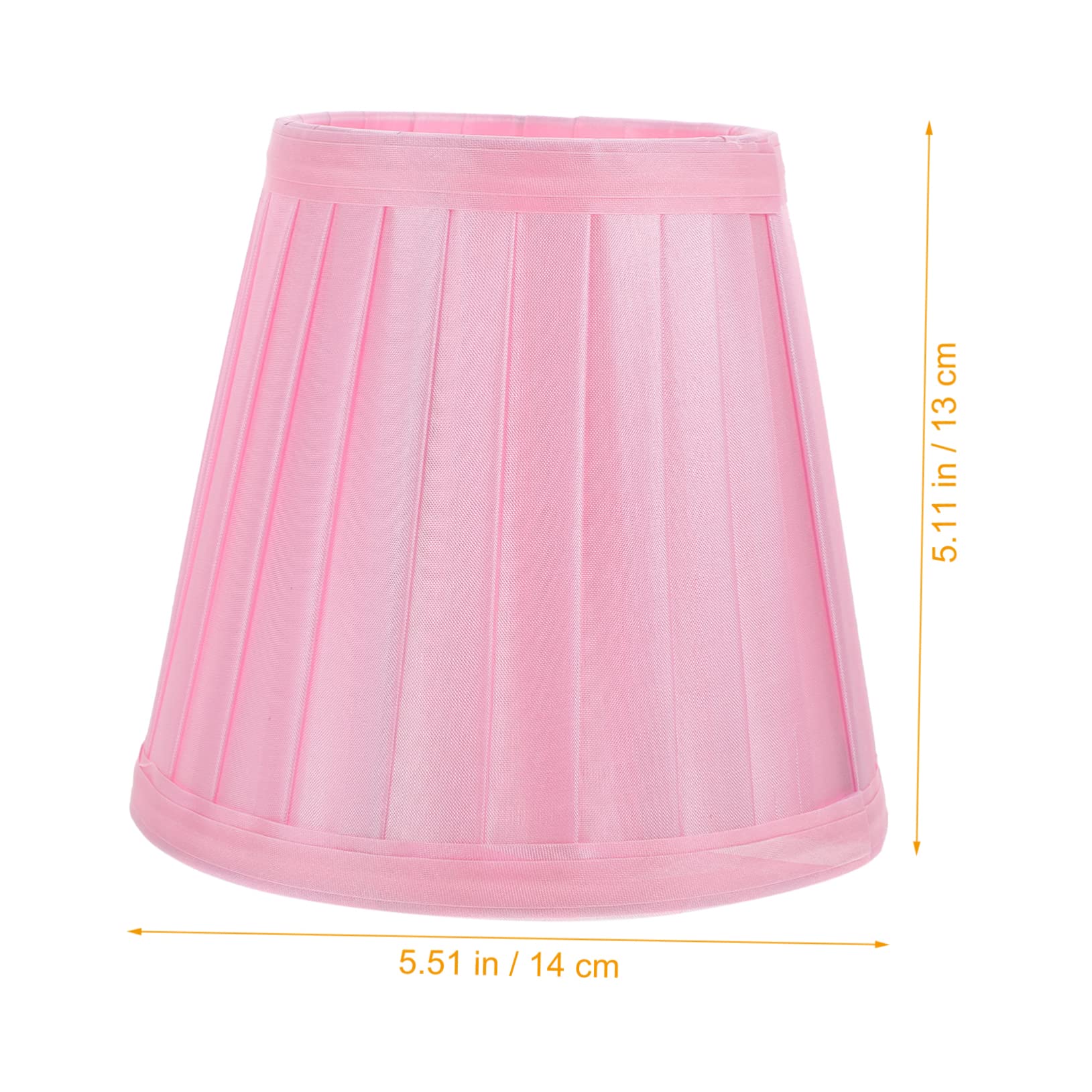 ULDIGI Pink Pendant Lamp Shade Fabric Drum Lamp Shade for Boys and Girls Easy Install Indoor Light Cover