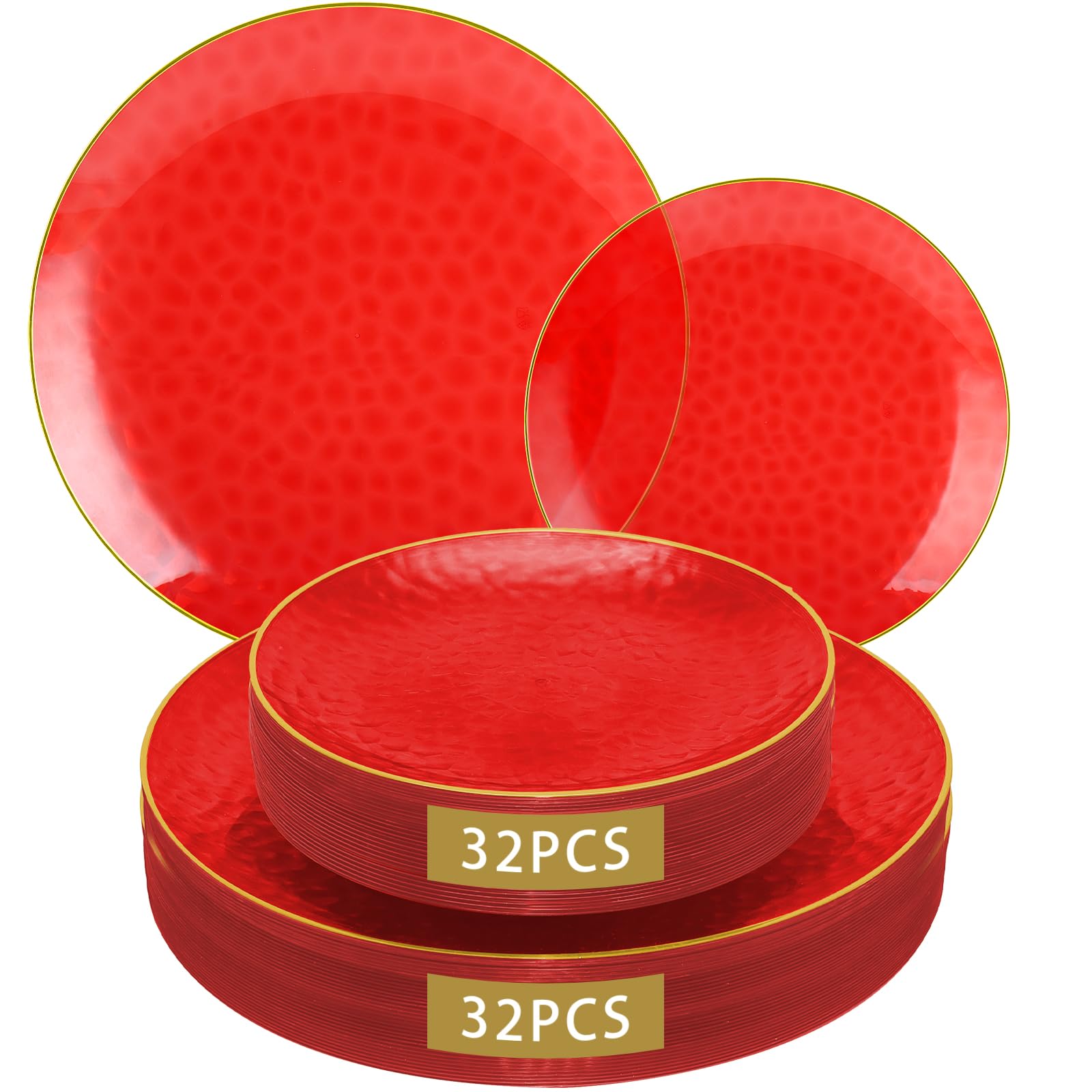 Black & Gold Disposable Plates - 150 Pcs for 25 Guests -8 Black & Gold Disposable Plates - 150 Pcs for 25 Guests -8