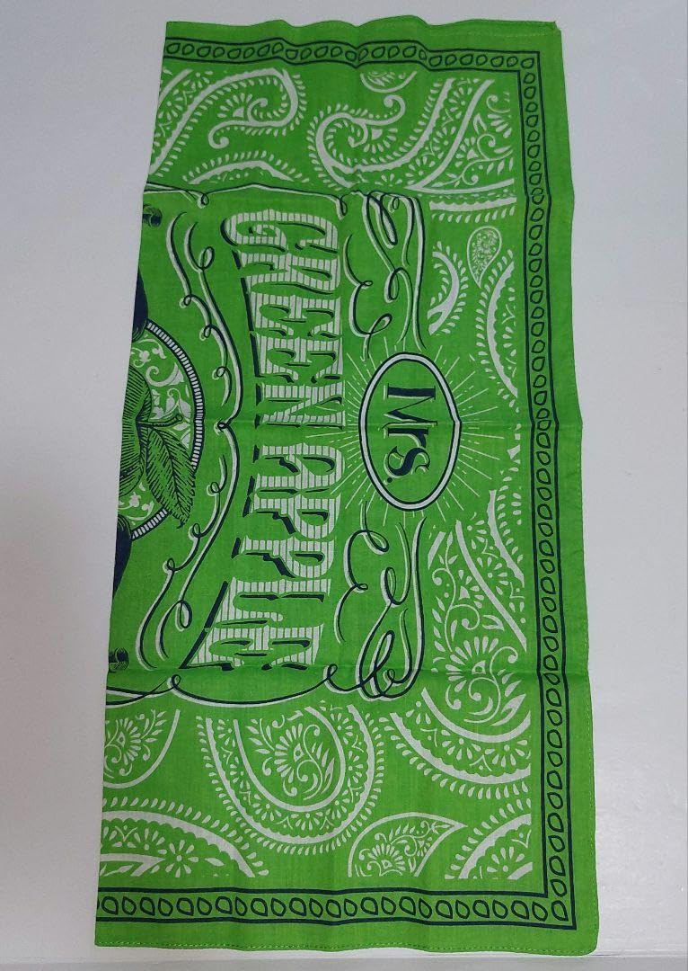 Mrs. GREEN APPLE バンダナ 緑 ENSEMBLE グッズ ミセス Mrs. GREEN APPLE バンダナ 緑 ENSEMBLE グッズ ミセス - メルカリ