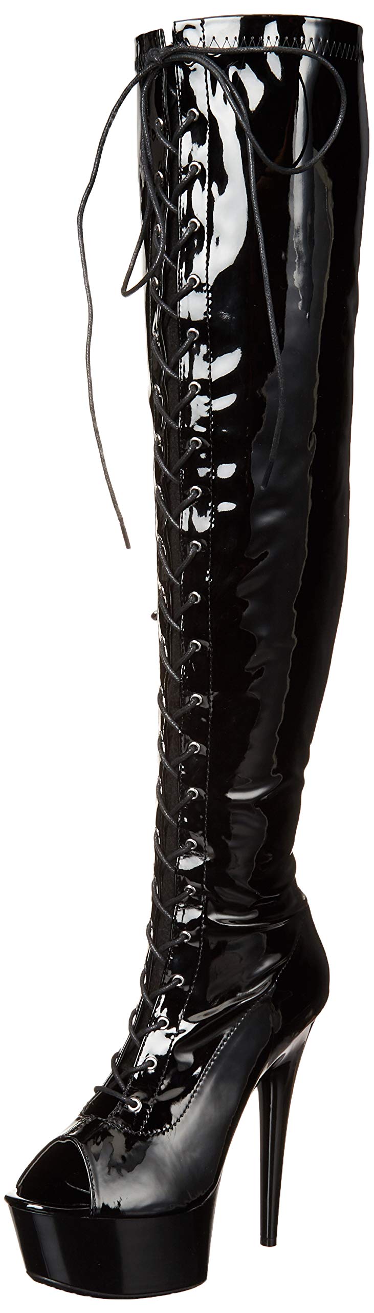 Ellie Shoes Women's Thigh High Fashion Boot, Black, 11