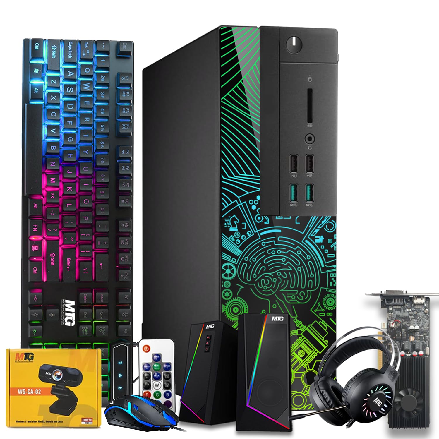 Amazon.com: Lumos 8 Gaming Desktop PC, Intel Core i5 6th Gen