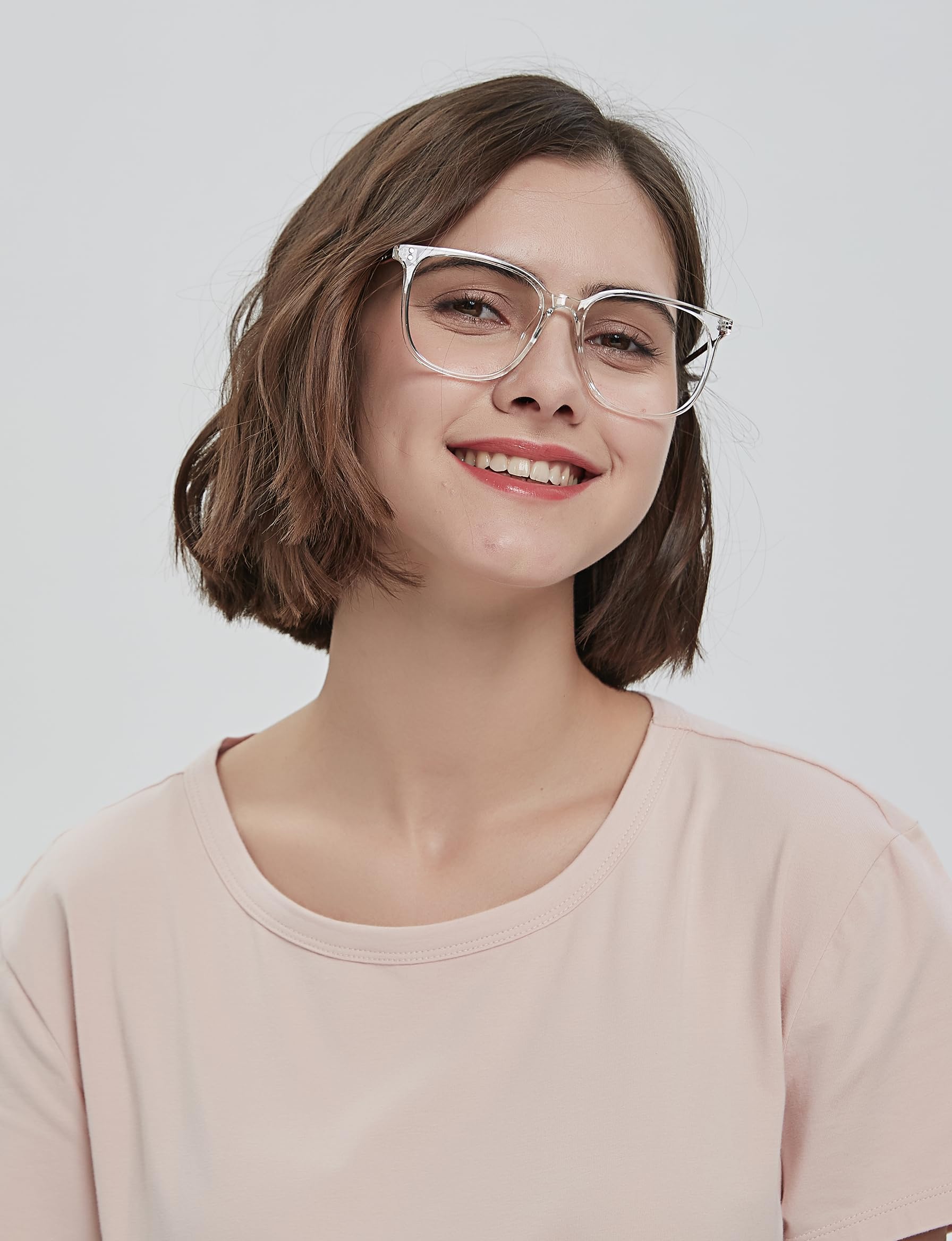 GUDVUE Gafas de luz azul de gran tamaño, para lectura de computadora, juegos, teléfonos, antirreflejos, UV400, fatiga ocular, marco cuadrado grande, dorado, 139 mm