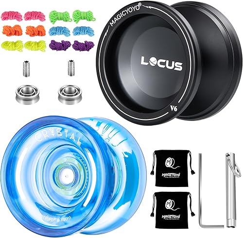 Yoyo sensible para niños principiantes bola de yoyo de metal de aleación 6061 yoyo básico duradero yoyos profesionales para adultos reproductor de