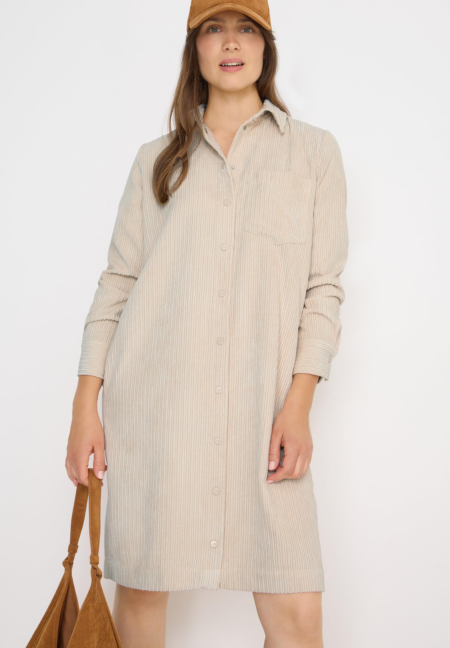 Cecil 1408970 Robe en Velours côtelé Femme (Lot de 1)