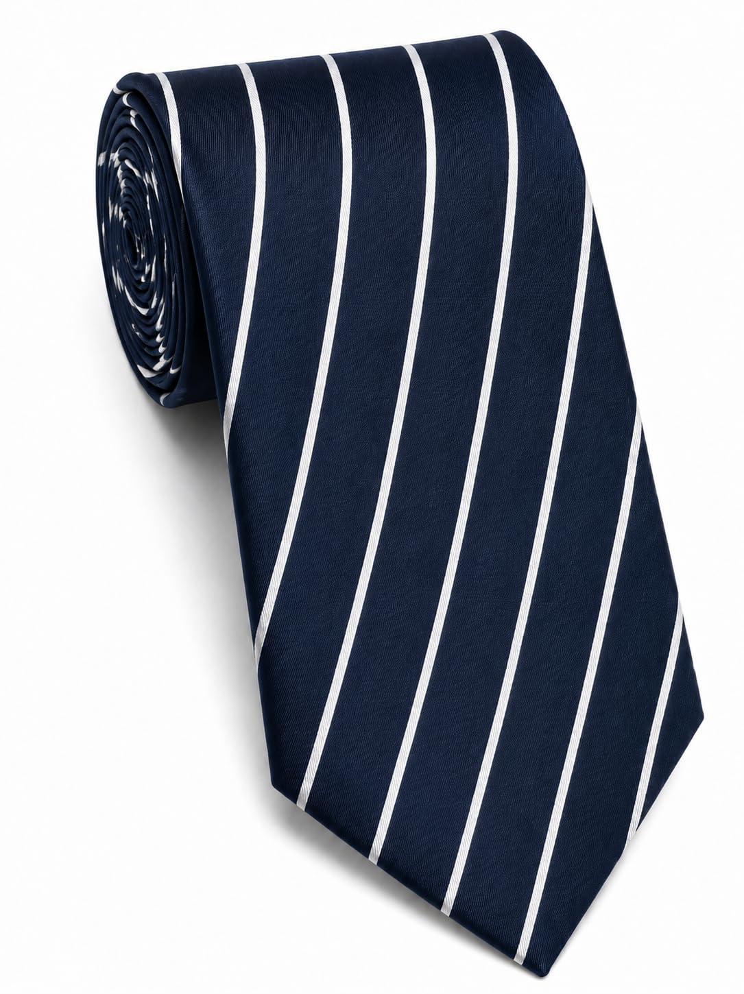 Classic Diagonal Stripe Men's Tie | Premium Microfiber Formal Necktie for Office & Wedding-picture-41