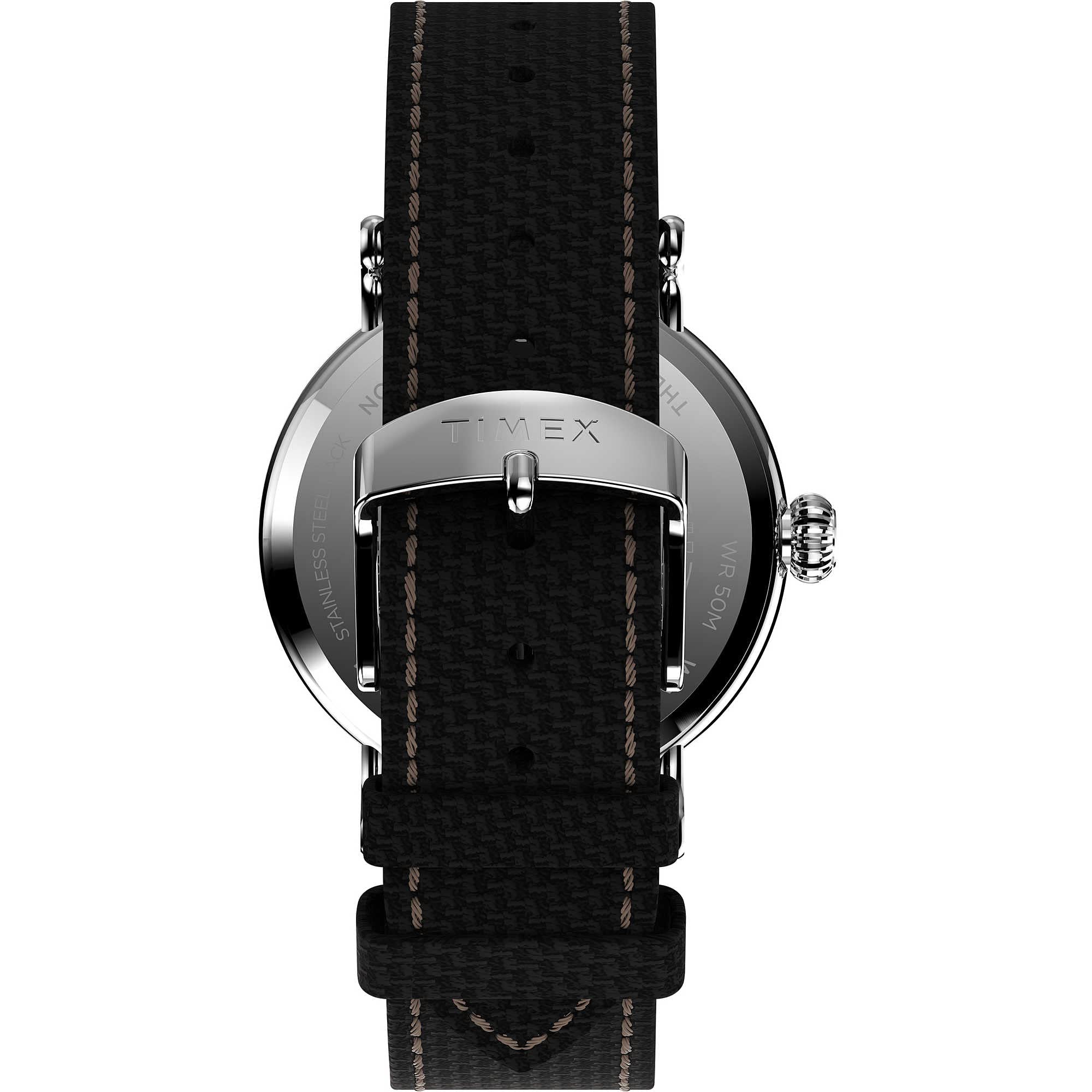 Timex Męski analogowy zegarek na rękę z paskiem materiałowym Standard Collection