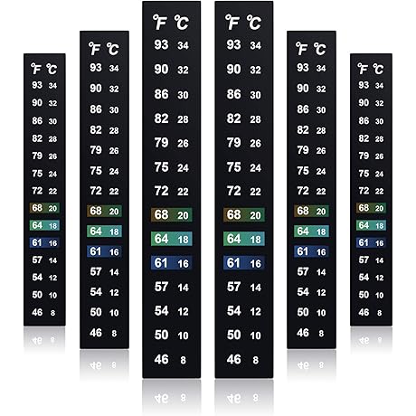 24 Pieces Brewing Thermometer Strip