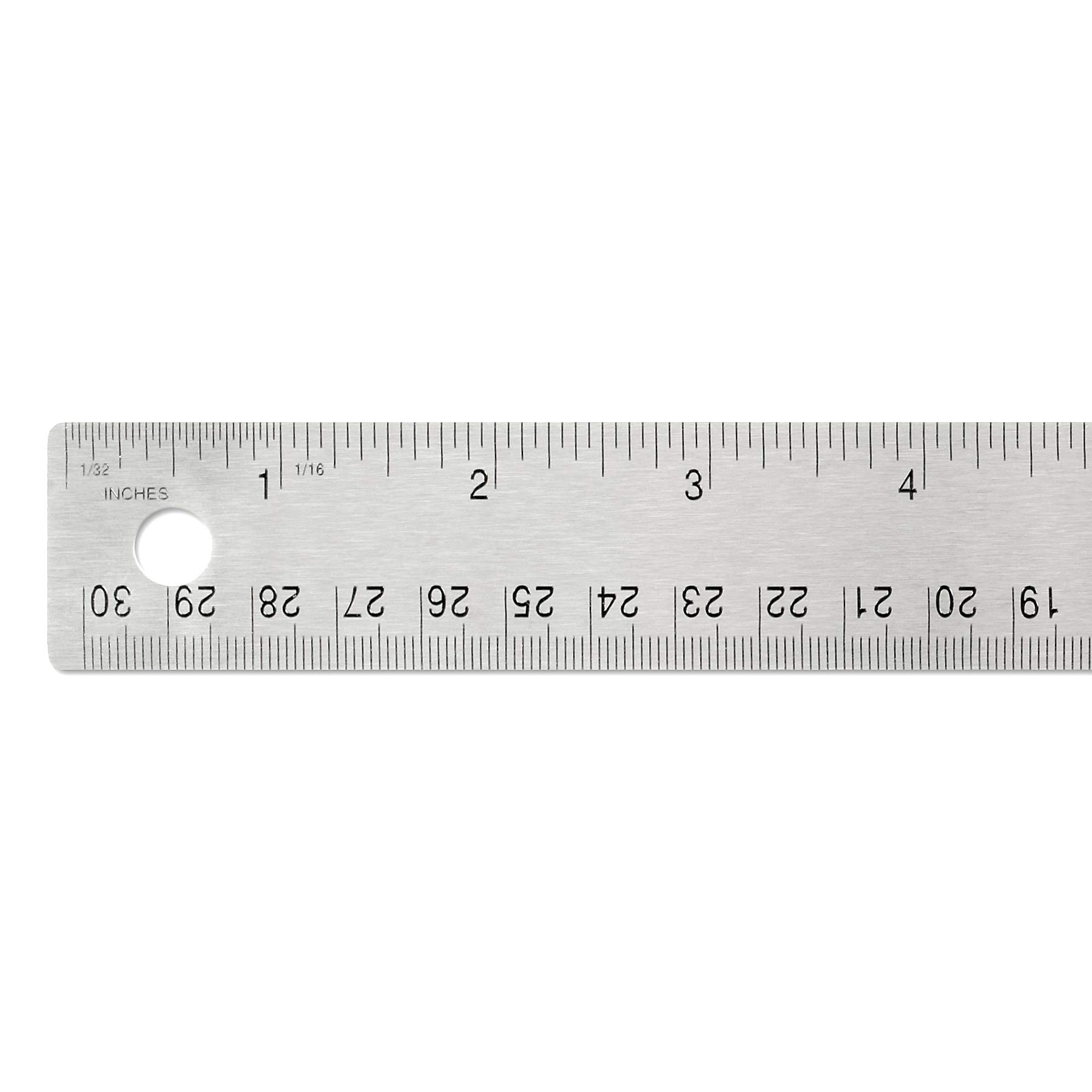 Alumicolor Flexibles Edelstahl-Lineal, 30 cm, 30 Stück