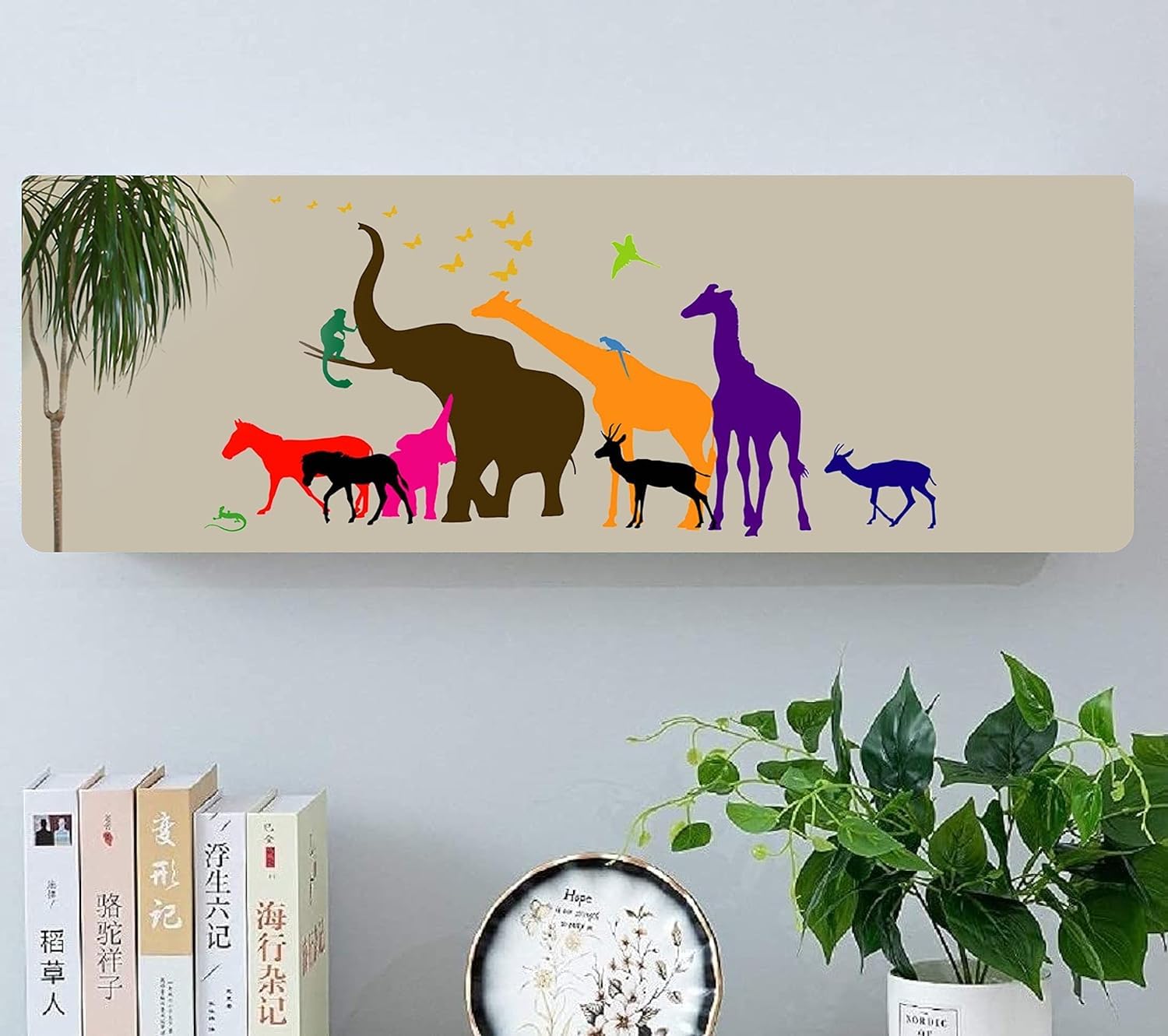 New Beatiful Designer Ac Cover / Printed Air Conditioning Dust Cover Folding Design Cover For Indoor And All Type AC Split Cover (Deer Moonlight [ 1.5 TON ]) (B0DBPX2715) Amazon Price History, Amazon Price Tracker