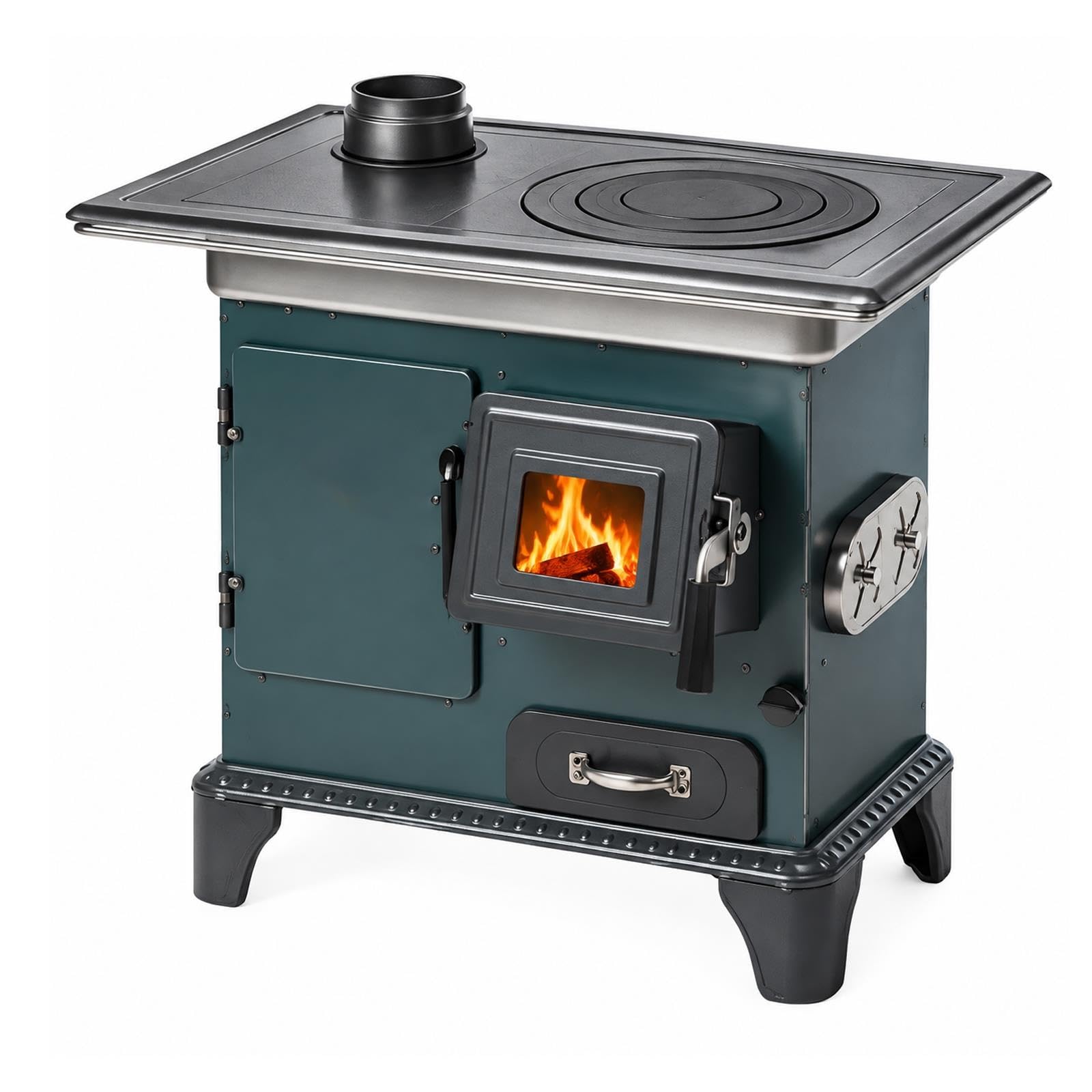 Stufa A Legna A Gassificazione, Stufa Camping Portatile, Poco Fumo