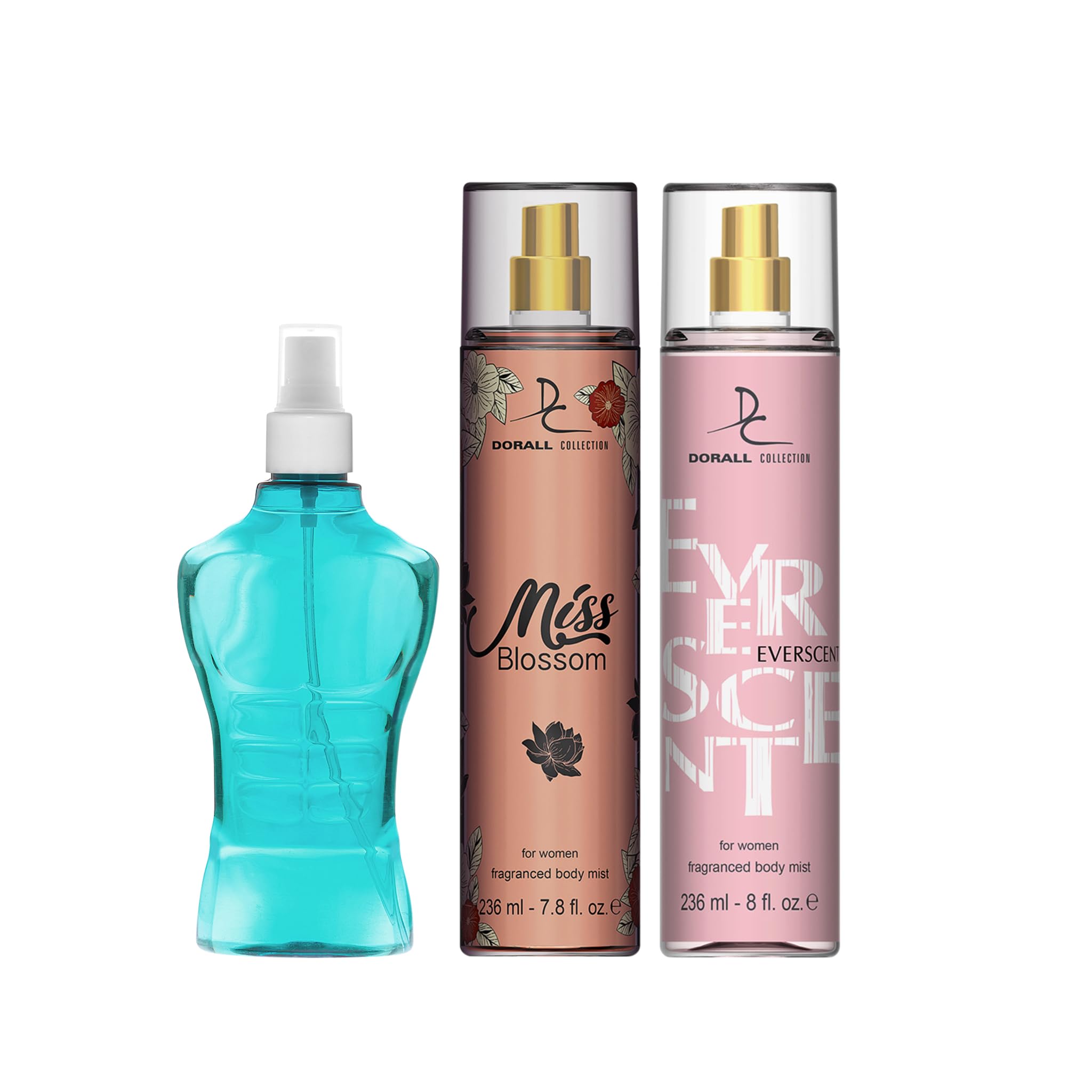 Dorall Collection Bluesafe + Blossom + Eversent Body Mist Set 236ml (Pack of 3)-image-48