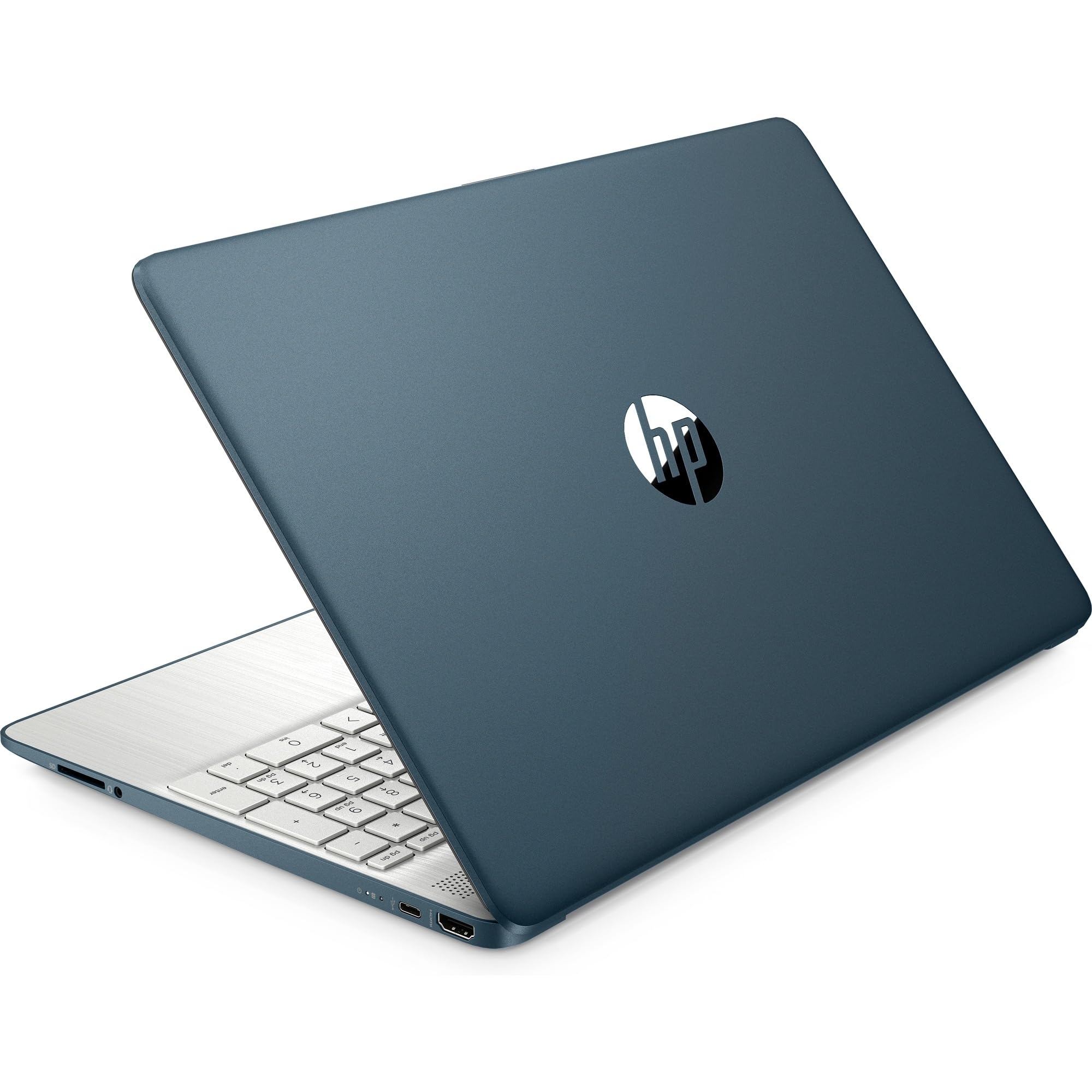 HP Laptop 15s-eq2021sl, AMD Ryzen 5-5500U, RAM 8GB DDR4, SSD PCle 512GB, AMD Radeon Integrated, Display 15,6" FHD, Antiriflesso, Slim, Wi-Fi, SVA, Webcam HD, Lettore di Schede, Windows 11, Spruce Blue