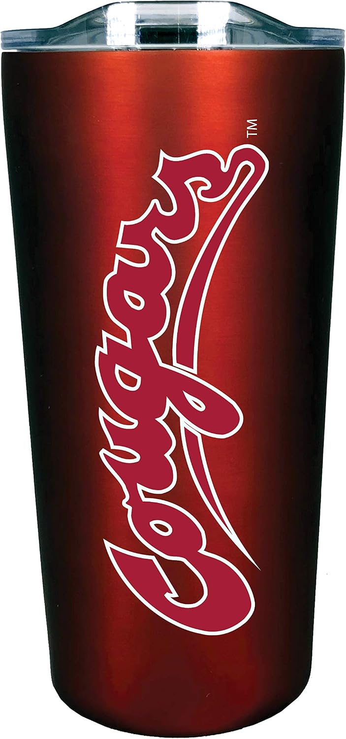 The Fanatic Group Personalized Washington State Double Walled Soft Touch Tumbler, Design-2 - Red