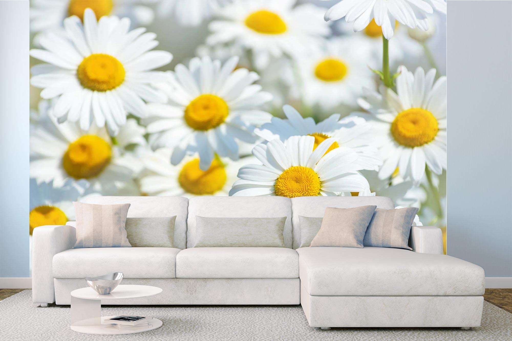 WTD - Papel pintado fotográfico (375 x 250 cm, incluye pegamento), diseño de flores