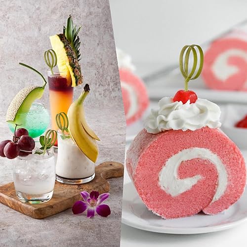 Miniatura 10 de 100 palillos de cóctel de bambú, accesorios de charcutería, palillos de dientes para aperitivos, palillos de dientes de cóctel, brochetas para