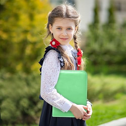 Miniatura 5 de Carpeta Malachite Green Card, álbum de tarjetas coleccionables con 400 ranuras, ideal para varias tarjetas de juego