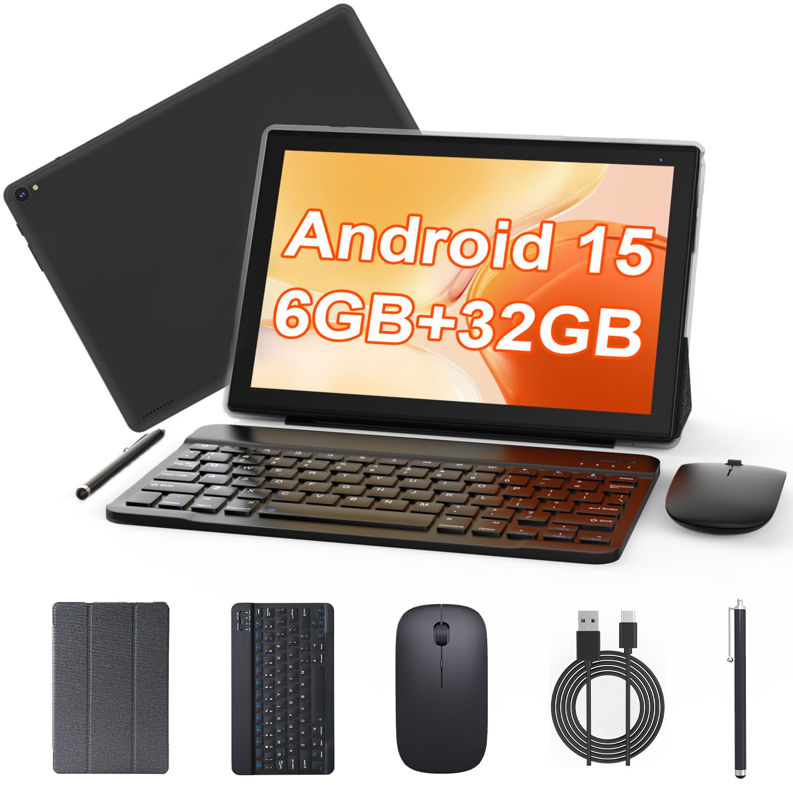 Android 15 タブレット 2K 10.4インチ Amazon.com : Android 15 Tablet 10 inch, 2 in 1 Tablet with