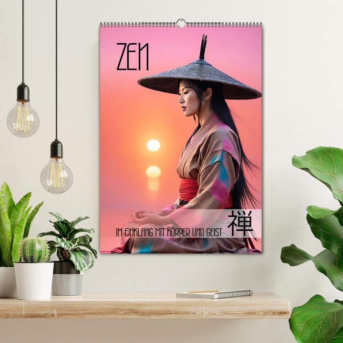 Zen - im Einklang mit Körper und Geist (Wandkalender 2026 DIN A2 hoch), CALVENDO Monatskalender: Inspirierende Darstellungen meditativer Szenen von ... Aura spiritueller Harmonie (CALVENDO Kunst)