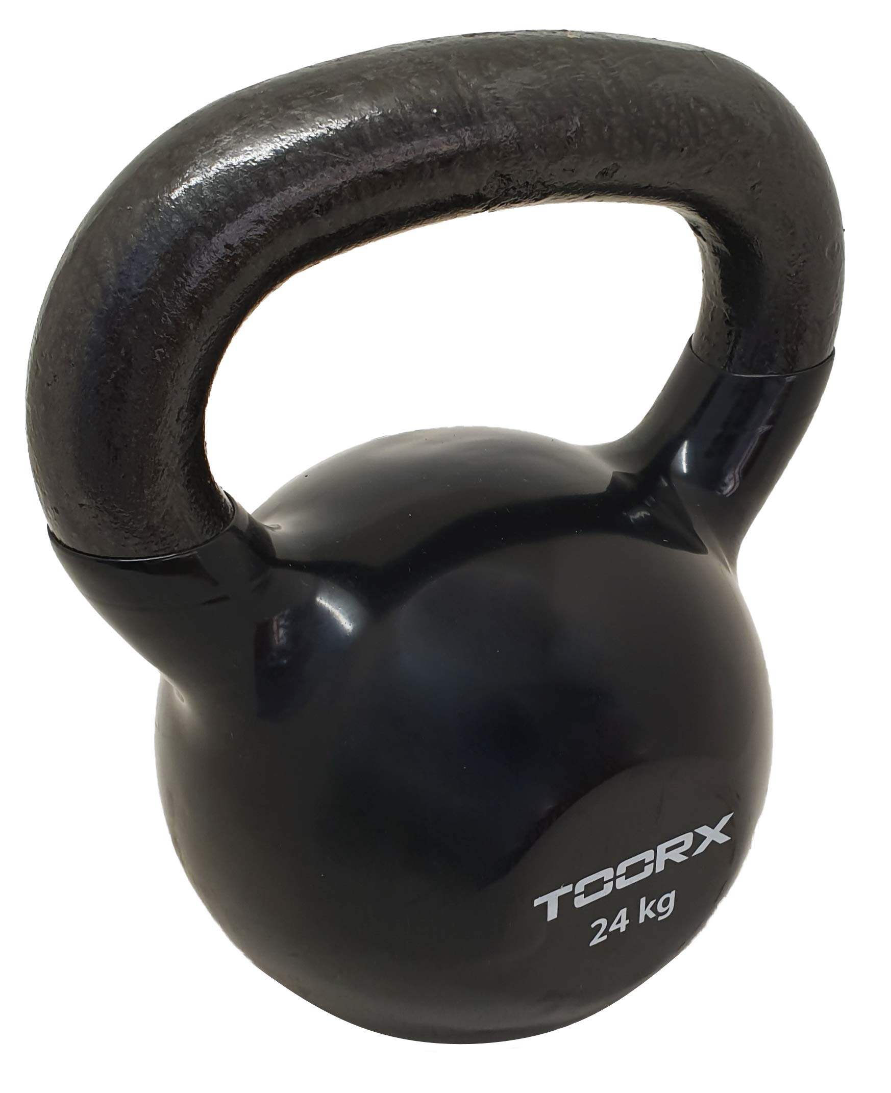 Kettlebell in vinile da 4 a 24 kg peso in ghisa pesistica