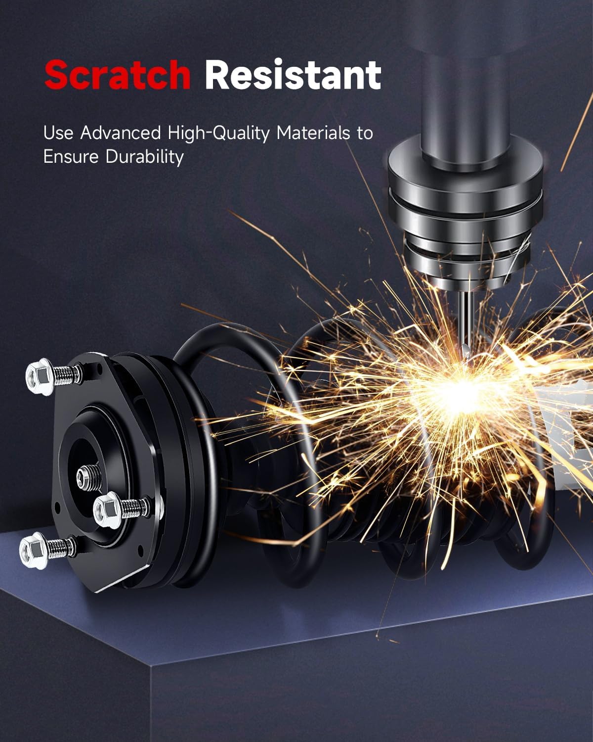 Complete Struts Shock Absorbers Fits for 2010-2013 for Ford Fiesta cciyu Quick Struts Assembly Front Pair Struts