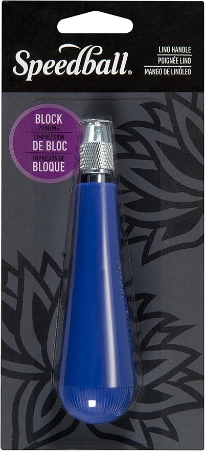 Speedball SB412-39 Lino Handle, Blue