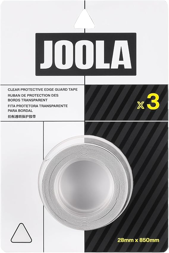 JOOLA Clear Edge Guard Tape - Protects Pickleball Paddle Edge Guard & Covers Lead Tape - Fits All Brands and Most Paddle Sizes - Choose Either 28mm or 30mm Thickness