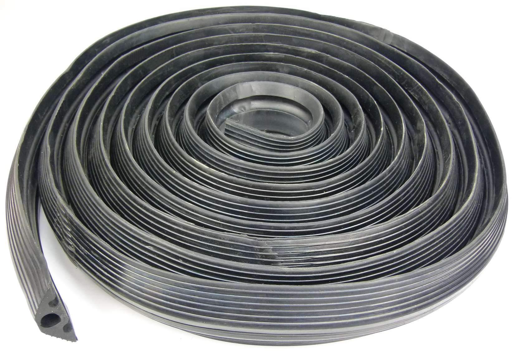 1 Kanal Kabelbrücke Cable Protector PVC Kabelkanal Überfahrschutz Kabelschutz sw
