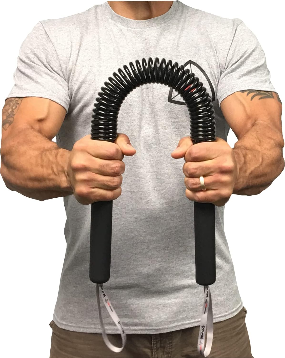WIB Alloy Steel 20Kg Power Twister Bar - Upper Body Exercise For Chest, Shoulder, Forearm, Bicep And Arm Strengthening Workout Equipment For Home Travel Or Outdoors-image-11