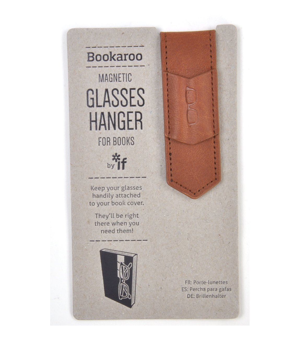 IF Bookaroo Glasses Hanger - Brown