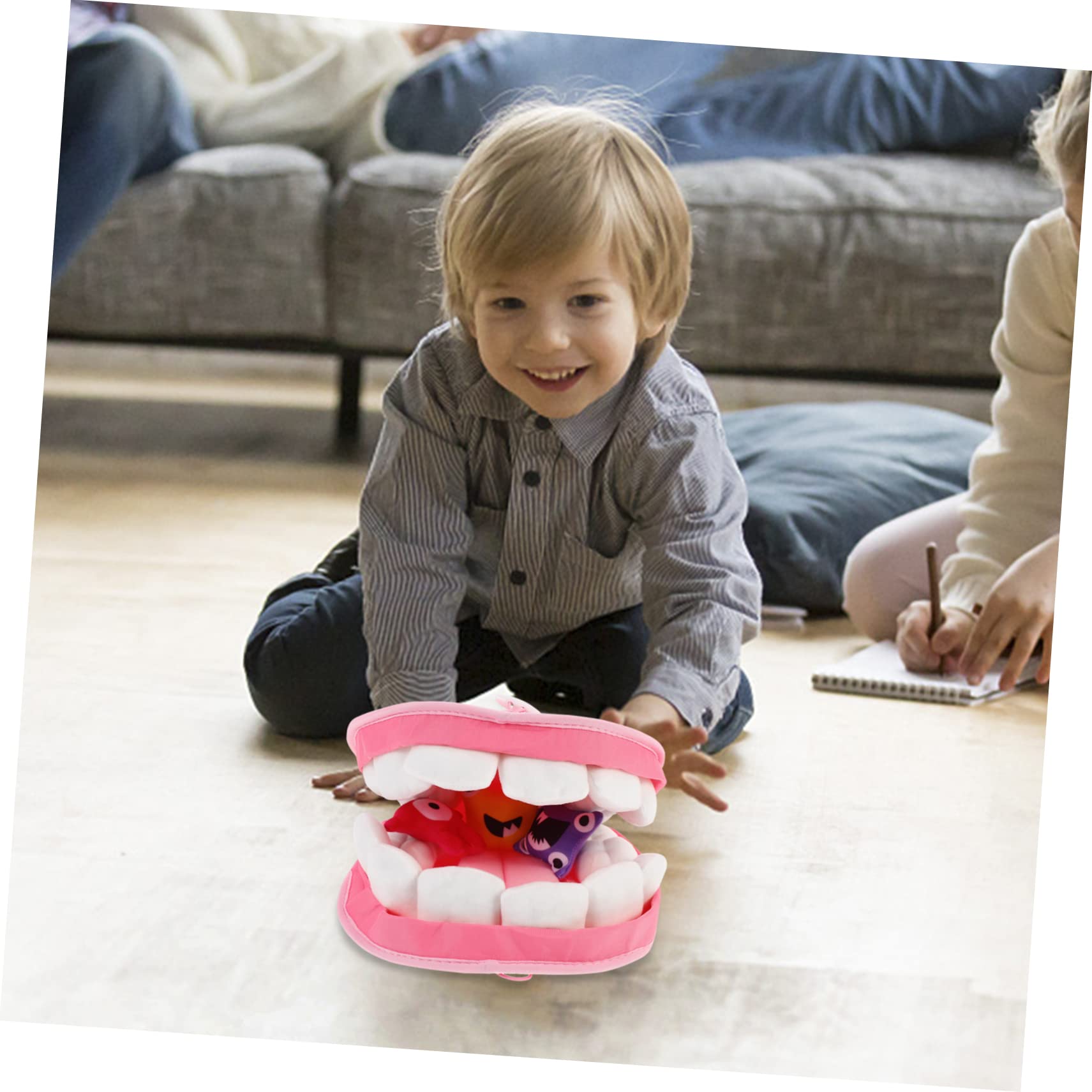 SUPVOX Toy Dentist Set Pp Cotton Plush Kids Toys Educational Teeth Plaything 1 Set Teeth Organ for Early Learning