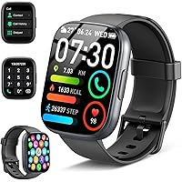 Cillso Smartwatch uomo donna 1,95 pollici HD touch orologio fitness con funzione telefono