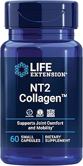 NT2 Collagen™, Joint Health Supplement for Joint Comfort & Mobility, Gluten-Free, Non-GMO, 1 Daily, 60 Small Capsules