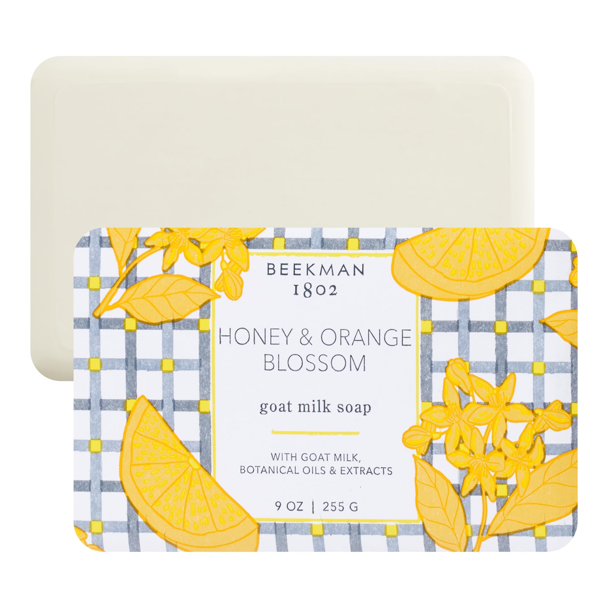 Beekman 1802 Goat Milk Soap HONEY & ORANGE BLOSSOM 9.0 oz Bar