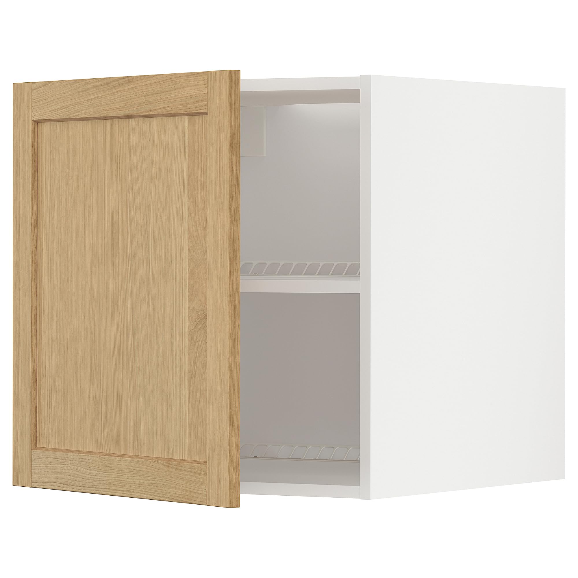 Meuble haut METOD blanc chêne Forsbacka 60x60 cm pour frigo