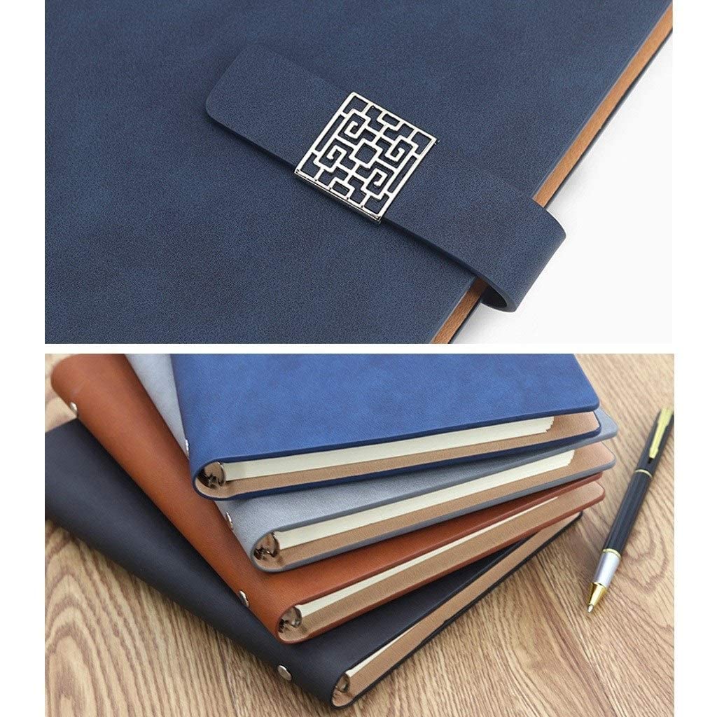 80 Hojas Spiral Notebook Business Flow-Hoja Cuaderno A5 Grabar de Conferencia Grueso Classic Cuaderno Duro Bloc de Notas (Color : A)