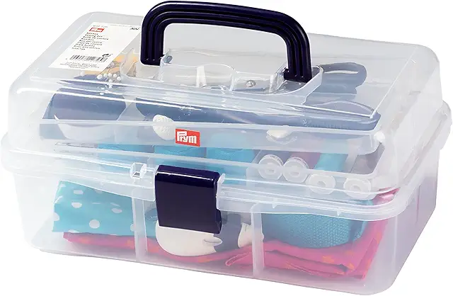 Prym Boîte Rangement Couture Transparente 33x20x15 cm