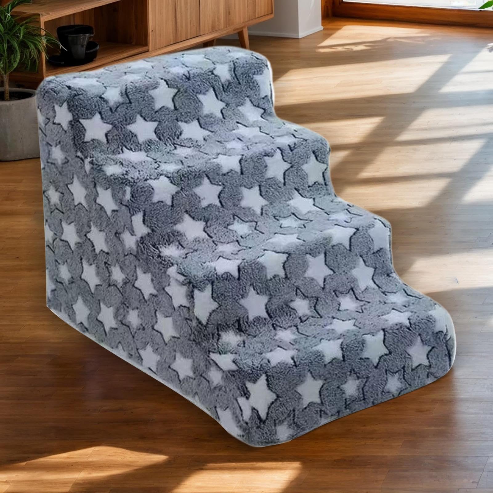 Escaleras para perros, rampa para gatos mayores | Escalera para mascotas antideslizante y desmontable para sala de estar, dormitorio, estudio, vehículo, alféizar de la ventana, cama, sofá, cachorros