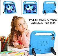 Vista 6 de LTROP Funda para iPad Air de 54 generación (20222020), iPad Pro 11 2022202120202018, protector de pantalla integrado, funda para niños con soporte a