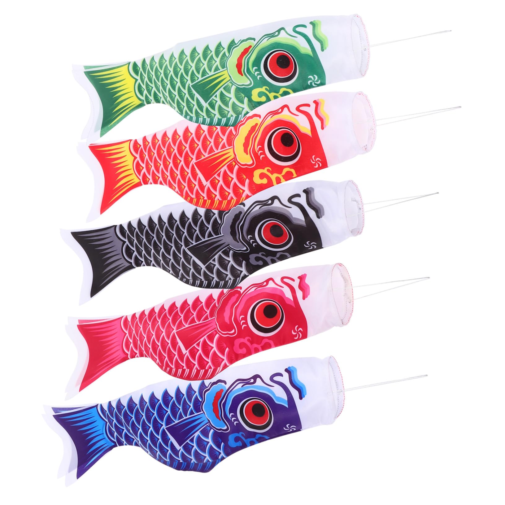 Banderas Japonesas de Peces Koi Portátiles para Renovar Jardines Apagados con Color