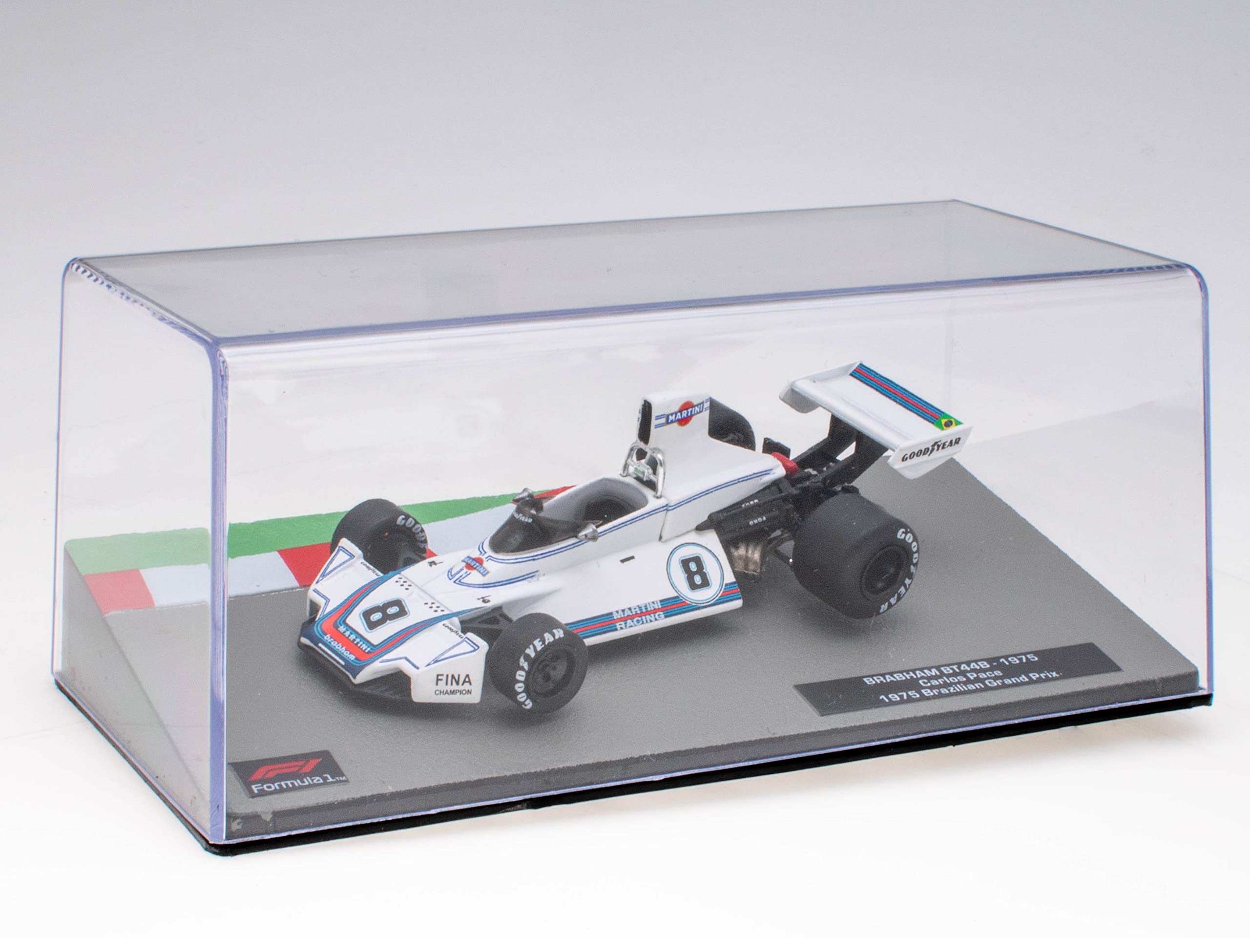 OPO 10 - Miniature car Formula 1 1/43 compatible with BRABHAM BT44B - Carlos Pace - 1975 - FD010, Small - Image 2