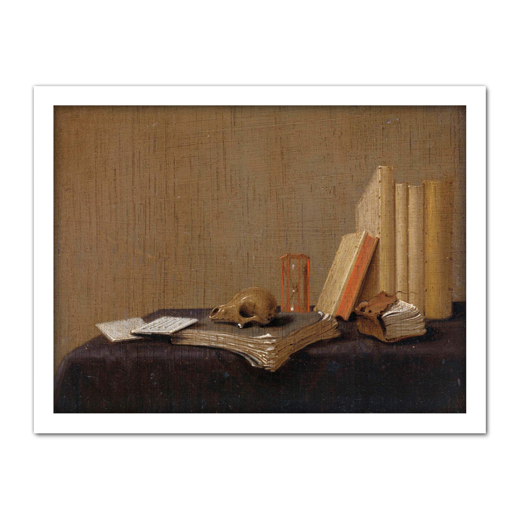 Artery8 Gerrit Van Vucht Vanitas Still Life Painting Artwork Framed Wall Art Print 18X24 Inch