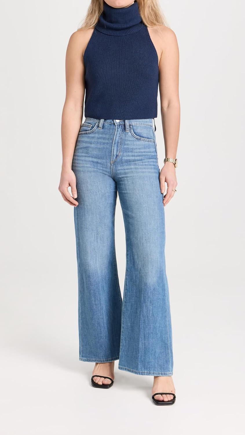 Joe's Jeans Womens The Mia Petite High Rise Wide Leg Jean - Image 5