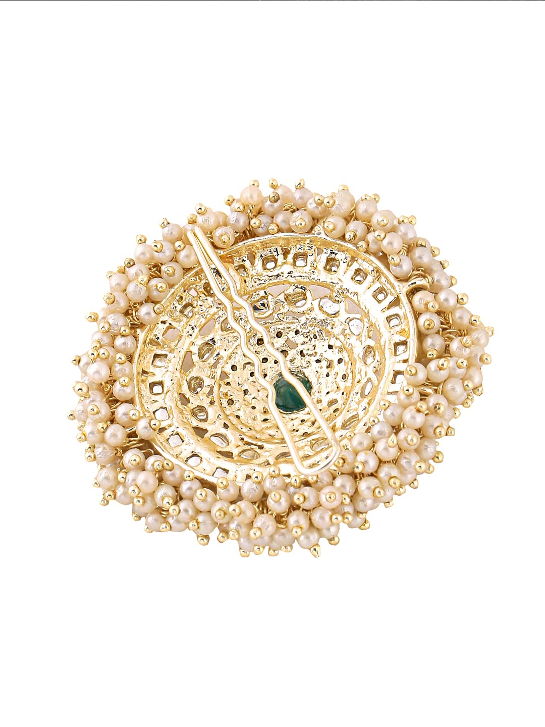 Kundan and Beads Studded Ambada Juda Pin