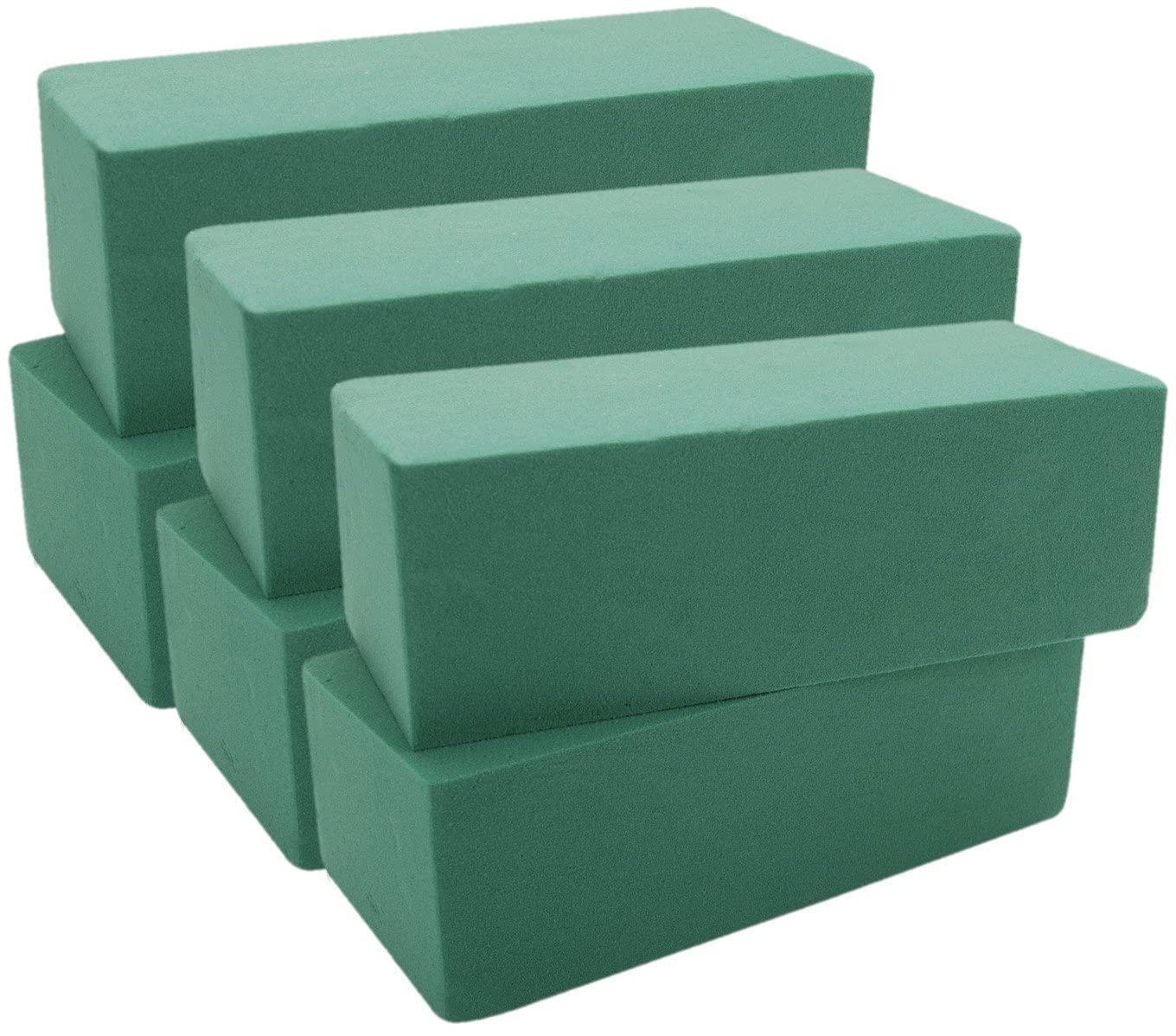 Event Decor Group 6 X Fresh Flower Wet Floral Foam Brick Sponge Block For Weddings & Florist Floral Arrangements Diy Craft Supplies