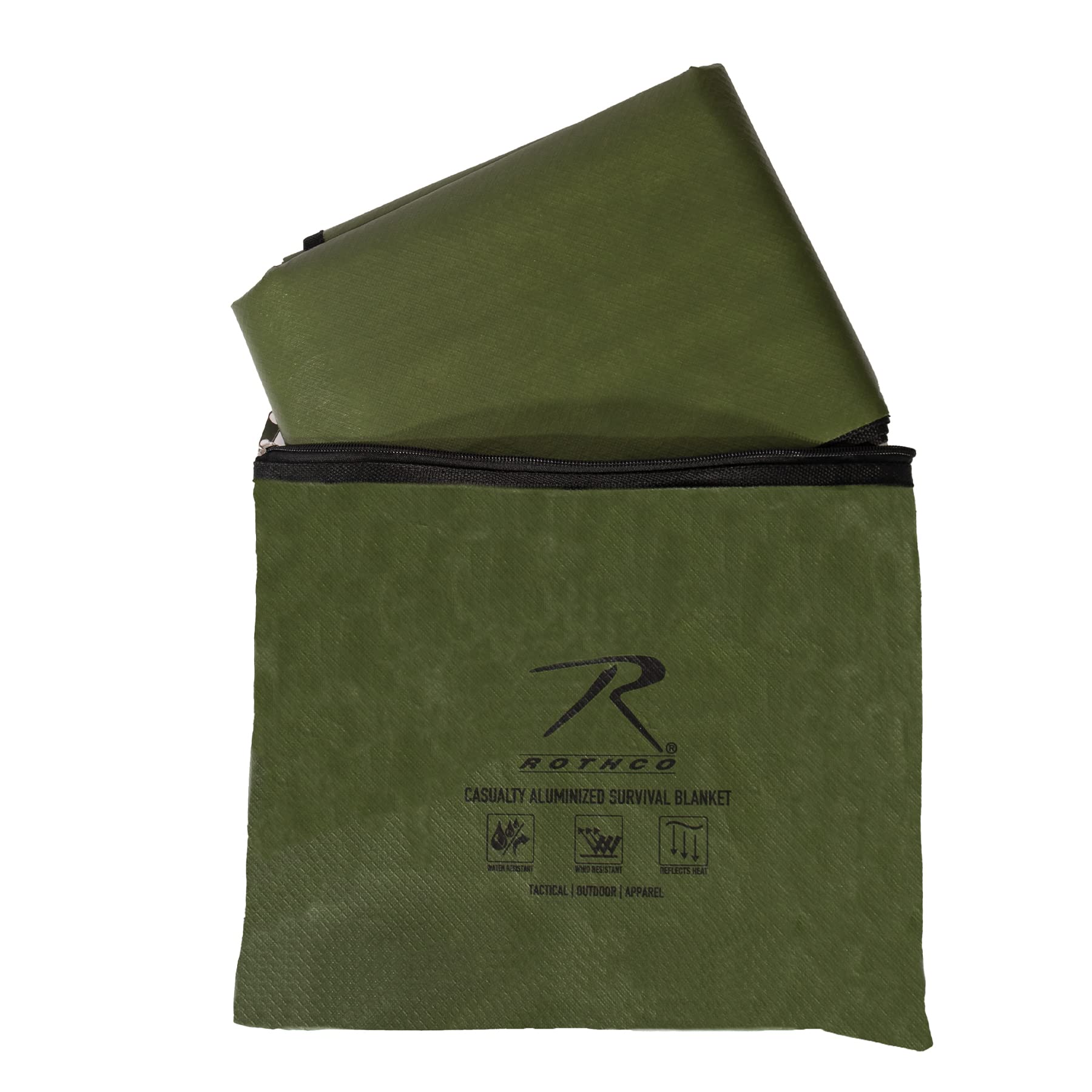 Rothco 21771 Couverture de survie résistante Vert olive
