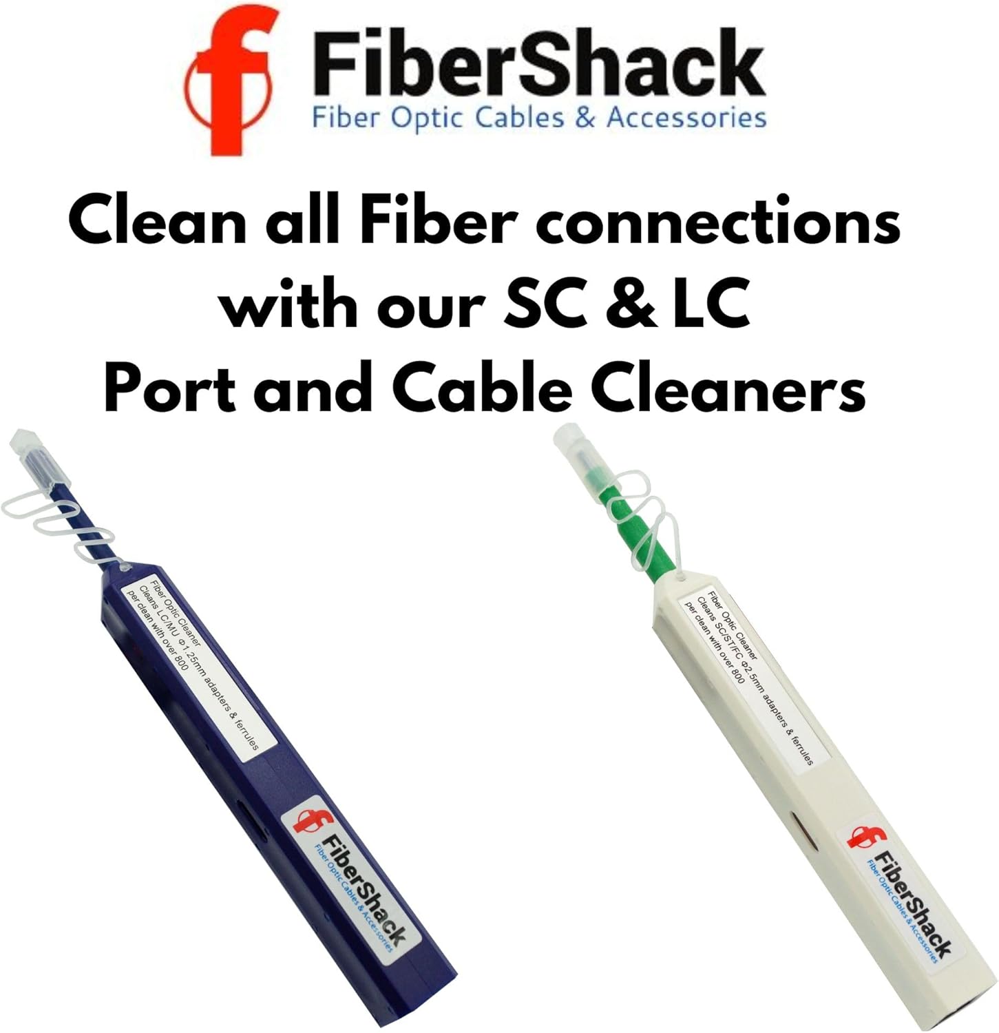 Fibershack - Fiber Optic Cleaning Kit - 7 in 1 Fiber Cleaning Kit - Tan Tactical Easy Access Waist Belt Bag - for Flawless Fiber Cleaning Results - Clean Fiber Optic Cables Quickly & Efficiently
