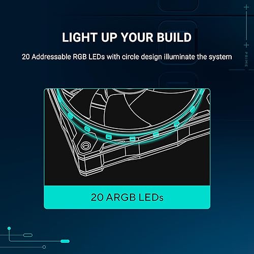 Miniatura 69 de ASUS Ventilador PWM ROG Strix XF120 silencioso de 4 pines para fundas de PC, radiadores o refrigeración de CPU